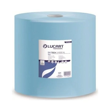 Lucart Skytech 3.1000 XL kék színű  ipari törlőkendő 3r.1000 lapos 1 tekercs/karton