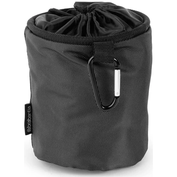 Brabantia Peg Bag Premium nagy méretű ruhacsipesz tartó rugalmas stopperes húzózsinórral, karabinerrel, akár 150db csipeszhez, időjárásálló, önürítő és szellőző test, fekete - 105760