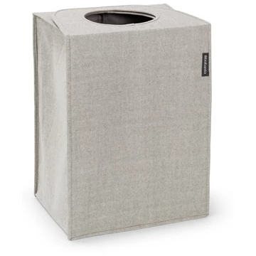 Brabantia Laundry Bags összehajtható szennyestartó táska, négyzet formájú, nagy méret 55L, szürke - 120367