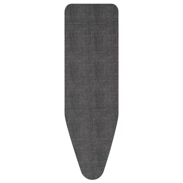 Brabantia Ironing Table Perfect Fit Covers vasalódeszka huzat, 1240x380mm - B méret, komplett szett - huzat + 8mm hab alátét, farmer fekete - 130885