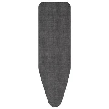 Brabantia Ironing Table Perfect Fit Covers vasalódeszka huzat, 1240x450mm - C méret, komplett szett - huzat + 8mm hab alátét, farmer fekete - 131103