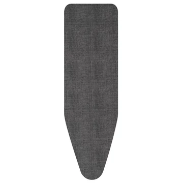 Brabantia Ironing Table Perfect Fit Covers vasalódeszka huzat, 1240x380mm - B méret, felső réteg - huzat + 2mm hab alátét, farmer fekete - 132186