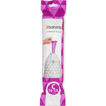 Brabantia PerfectFit szemeteszsák, C méret, 10-12L, 10 zsák/tekercs