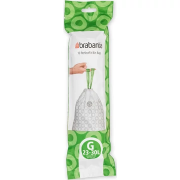 Brabantia PerfectFit szemeteszsák, G méret, 23-30L, 10 zsák/tekercs