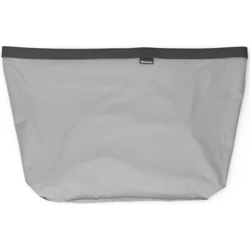 Brabantia Bo Laundry Bin Bag tépőzáras szennyesgyűjtő csere zsák, Bo formájú 60L kapacitású Bo Laundry Bin szennyestartókhoz, mosógépben mosható, szürke - 200700