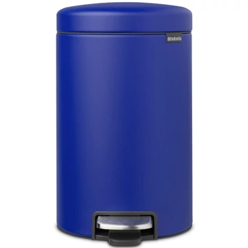 Brabantia NewIcon pedálos hulladékgyűjtő szagmentesen záródó Soft-Close fedél, műanyag tartály, 12L - X méret, acél, kobaltkék ásványi textúra - 206863