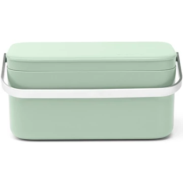Brabantia Food Waste Caddy élelmiszerhulladék-gyűjtő 1800ml, ABS műanyag, r.m. acél fogantyú, jáde zöld - 215803