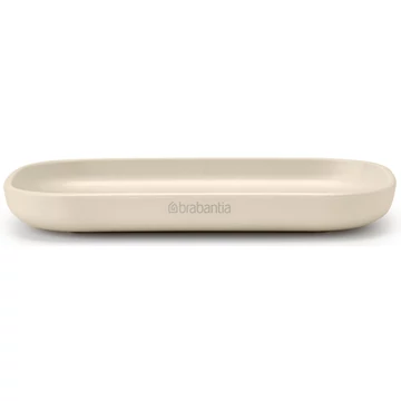 Brabantia ReNew szappantartó csúszásmentes talppal, bordázott tálcával, mely szárazon tartja a szappant, műanyag, világos bézs - 223389