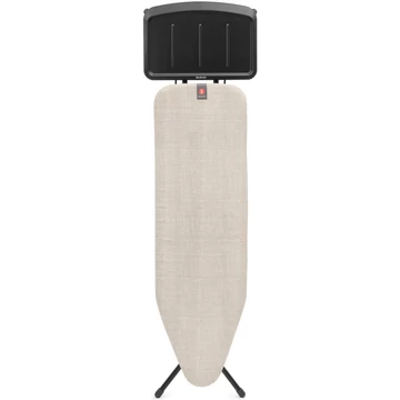 Brabantia Solid Steam Unit Holder vasalódeszka 1240x380mm - B méret, fix vasalótálca gőzállomásokhoz, D=25mm fekete váz, farmer szürke huzat - 243547