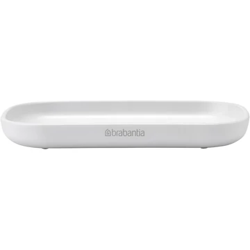 Brabantia ReNew szappantartó csúszásmentes talppal, bordázott tálcával, mely szárazon tartja a szappant, műanyag, fehér - 280221