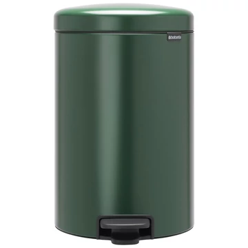 Brabantia NewIcon pedálos hulladékgyűjtő szagmentesen záródó Soft-Close fedél, műanyag tartály, 20L - Y méret, acél, fenyőzöld - 304064