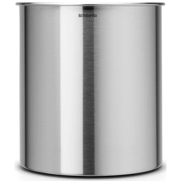 Brabantia Papírkosár fedél nélkül, 7L - C méret, H=237mm, D=215mm, r.m. acél, selyem matt - 311888