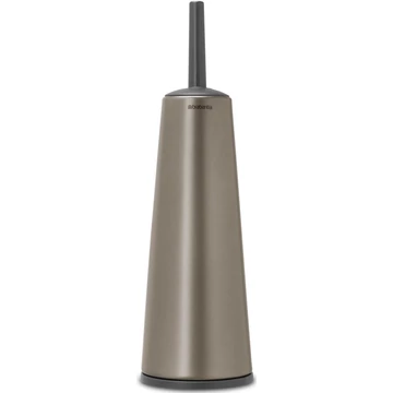 Brabantia ReNew WC-kefe padlón álló tartóval, acél, platinaszürke - 477324