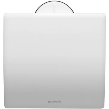 Brabantia Profile fali kistekercses WC-papír tartó fedővel, acél, fehér - 483387