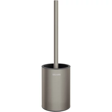 DELABIE Be-Line fali WC-kefe alacsony házzal, biztonsági rögzítéssel, 1mm AISI304 r.m. acél, antracit