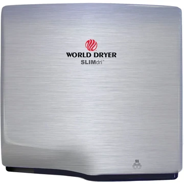 L-973 WORLD DRYER SLIMdri automata kézszárító, r.m. acél, selyem, 950 W, 10-12 mp, 83 dB