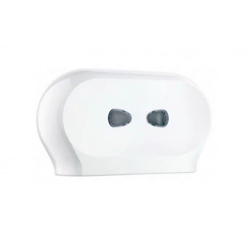 Mar plast Linea PLUS dupla toalettpapír adagoló fehér 19cm