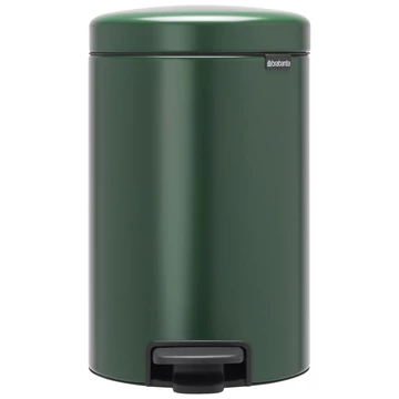 Brabantia NewIcon pedálos hulladékgyűjtő szagmentesen záródó Soft-Close fedél, műanyag tartály, 12L - X méret, acél, fenyőzöld - 304040