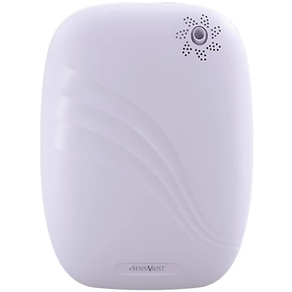 Sensamist S100 fali illatdiffúzor kompresszoros illatporlasztóval 300m3 légtérfogatig, 200ml, 169x230mm, fehér műanyag, 230V