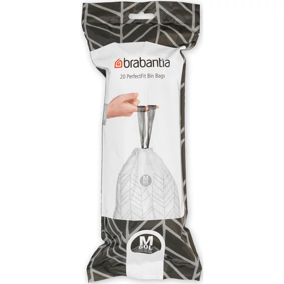 Brabantia PerfectFit szemeteszsák, M méret, 60L, 20 zsák/tekercs