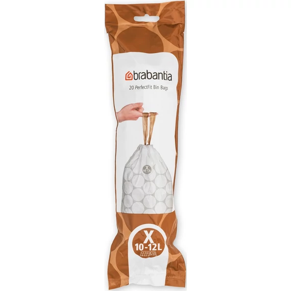 Brabantia PerfectFit szemeteszsák, X méret, 10-12L, 20 zsák/tekercs