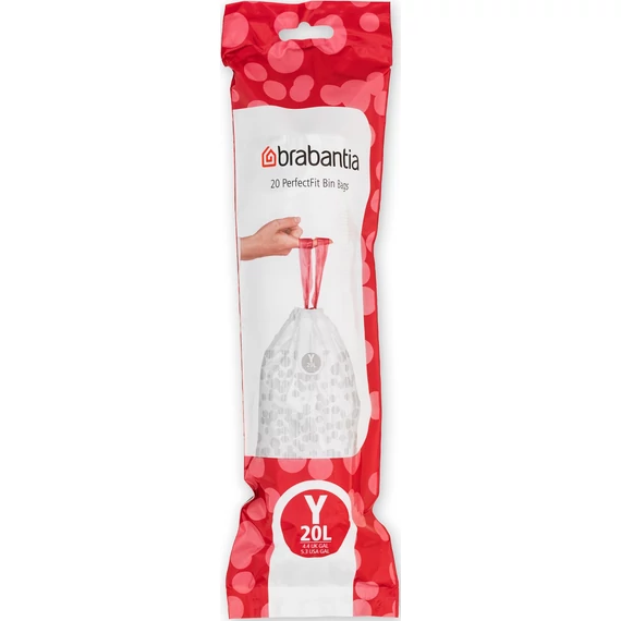 Brabantia PerfectFit szemeteszsák, Y méret, 20L, 20 zsák/tekercs