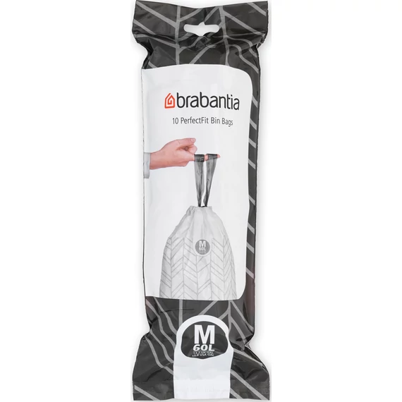 Brabantia PerfectFit szemeteszsák, M méret, 60L, 10 zsák/tekercs