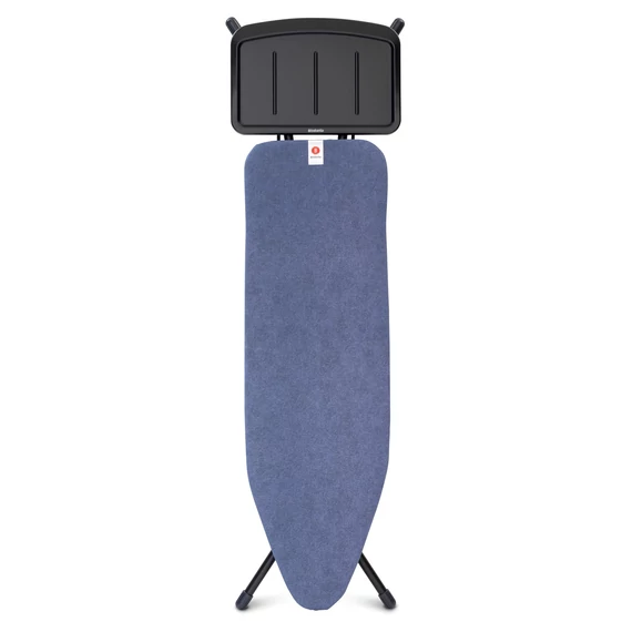 Brabantia Solid Steam Unit Holder vasalódeszka 1240x380mm - B méret, fix vasalótálca gőzállomásokhoz, D=25mm fekete váz, farmerkék huzat - 134364