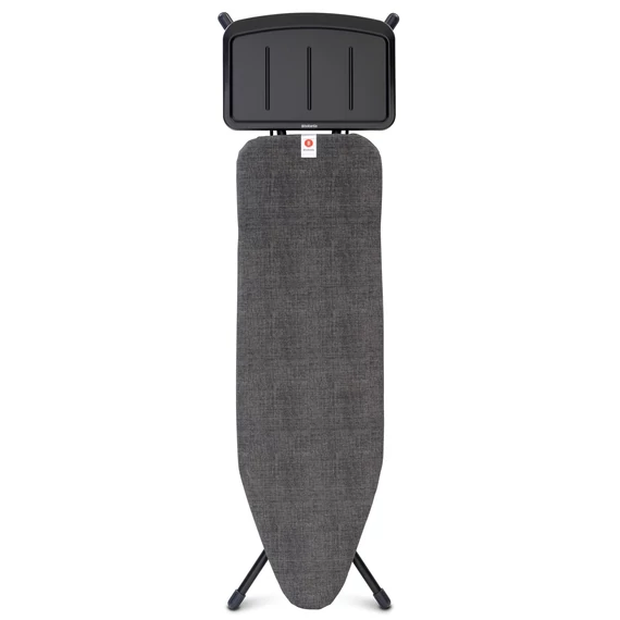 Brabantia Solid Steam Unit Holder vasalódeszka 1240x380mm - B méret, fix vasalótálca gőzállomásokhoz, D=25mm fekete váz, farmer fekete huzat - 134449