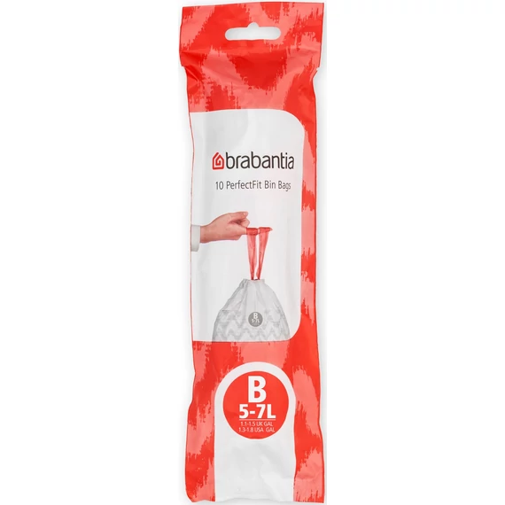 Brabantia PerfectFit szemeteszsák, B méret, 5-7L, 10 zsák/tekercs
