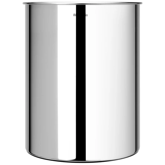 Brabantia Papírkosár fedél nélkül, 15L - D méret, H=262mm, D=325mm, r.m. acél, fényes - 181467