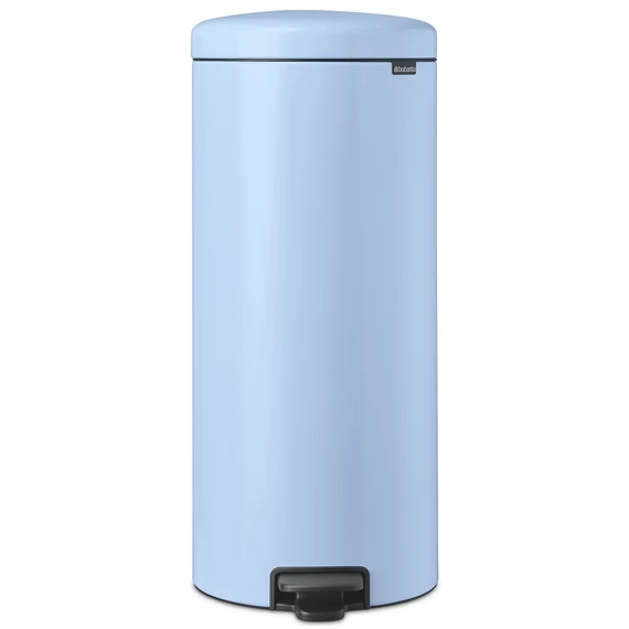 Brabantia NewIcon pedálos hulladékgyűjtő szagmentesen záródó Soft-Close fedél, műanyag tartály, 30L - G méret, acél, álomkék - 202667