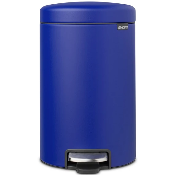 Brabantia NewIcon pedálos hulladékgyűjtő szagmentesen záródó Soft-Close fedél, műanyag tartály, 12L - X méret, acél, kobaltkék ásványi textúra - 206863