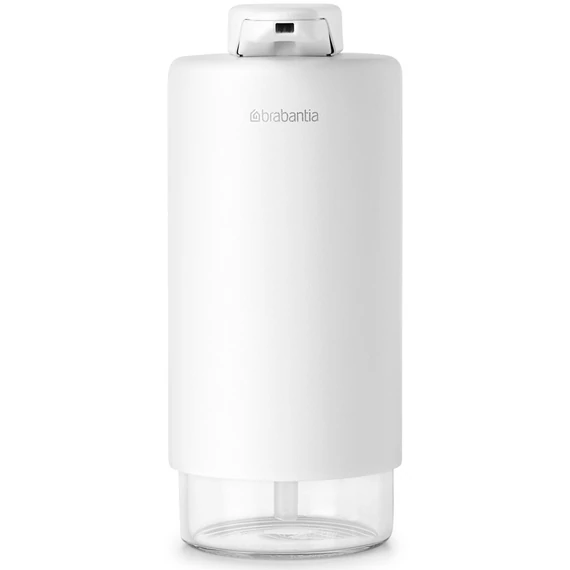Brabantia SinkStyle Soap Dispenser konyhai szappanadagoló 200 ml, r.m. acél, üveg, szikrázó fehér ásványi textúra - 228025