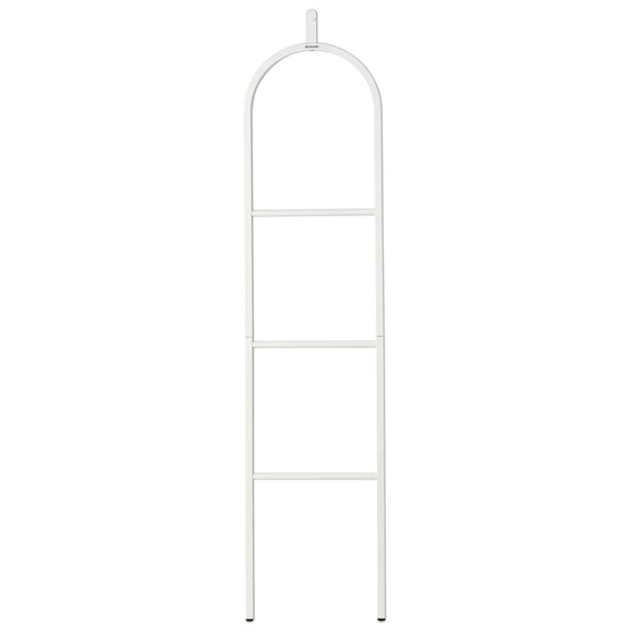Brabantia Linn Dressboy szobainas, 380x1680mm, helytakarékos, akasztós vállfatartóval, lekerekített, 3 szintes, talp nélküli, acél, fehér - 229909