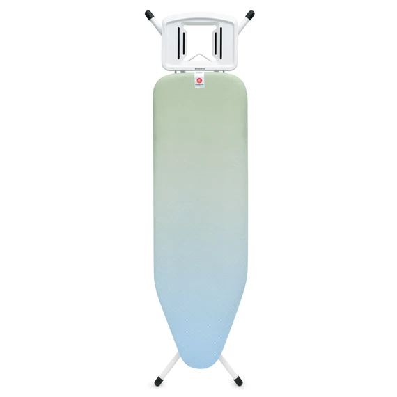 Brabantia Solid Steam Iron Rest vasalódeszka 1240x380mm - B méret, fix vasalótámasz, D=22mm fehér váz, megnyugtató tenger huzat - 236006