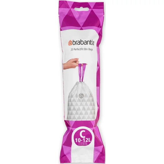 Brabantia PerfectFit szemeteszsák, C méret, 10-12L, 20 zsák/tekercs