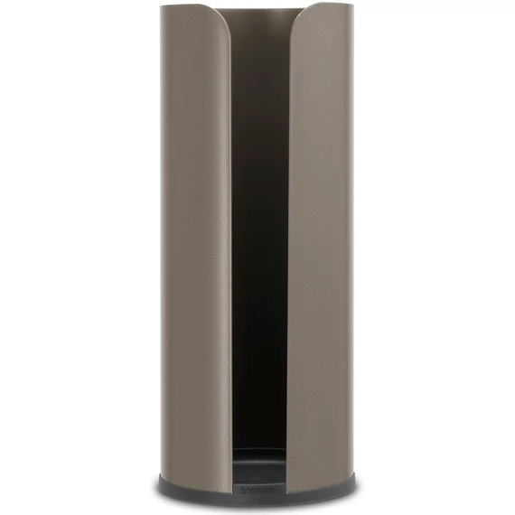 Brabantia ReNew tartalék WC-papír tartó 3 háztartási tekercshez, szabadon álló, acél, platinaszürke - 280542