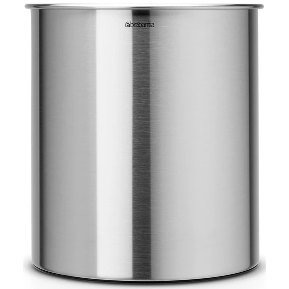 Brabantia Papírkosár fedél nélkül, 7L - C méret, H=237mm, D=215mm, r.m. acél, selyem matt - 311888