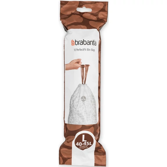 Brabantia PerfectFit szemeteszsák, L méret, 40-45L, 10 zsák/tekercs