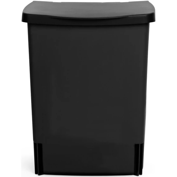 Brabantia Built in Bin beépített szemetes, ajtóra szerelhető, ajtóval együtt nyíló, felnyitható fedéllel, 10L - C méret, műanyag, fekete - 395246