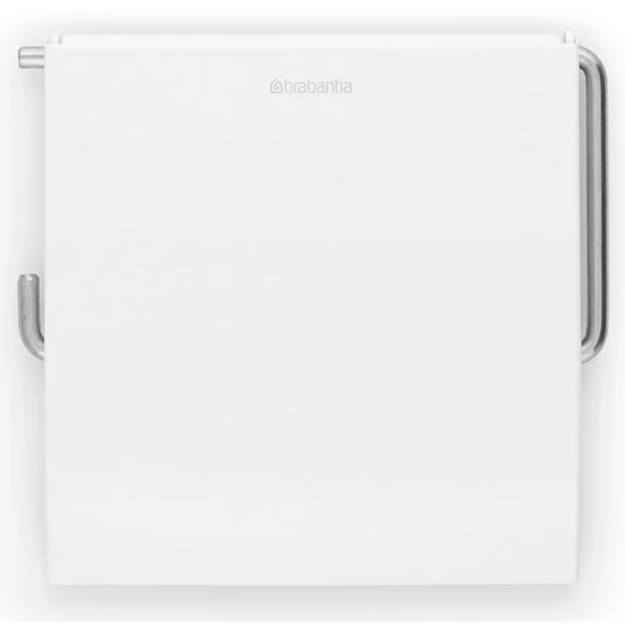 Brabantia ReNew fali kistekercses WC-papír tartó fedővel, acél, fehér - 414565