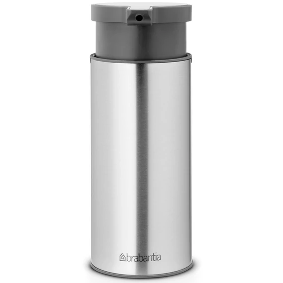 Brabantia Profile pumpás szappanadagoló, 180ml könnyen utántölthető, szabadon álló, csöpögésmentes pumpa, csúszásmentes talp, H=165mm, r.m. acél, selyem ujjlenyomatmentes - 481208