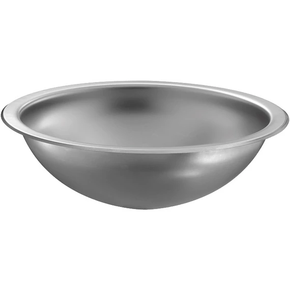 DELABIE HEMI pultba süllyesztett félgömb mosdókagyló, D=450/385mm, r.m. acél, selyem