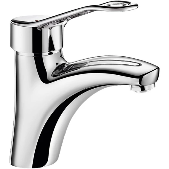 DELABIE álló csap lyukas karral, BIOSAFE higiénikus kifolyóval, H=85mm, L=135mm, 5L/p