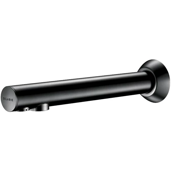 DELABIE BINOPTIC fali infracsap kevert vízre falon belüli vízcsatlakozással, 200mm kifolyási benyúlás, hálózati, matt fekete