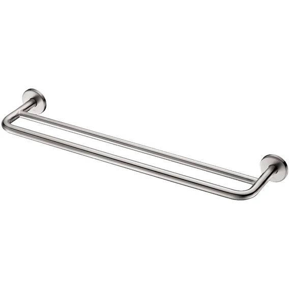 DELABIE törölközőtartó rúd, 600 mm egyenes, 2 állású, r.m. acél, d=16/20 mm, selyem