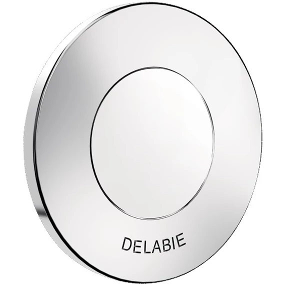 DELABIE TEMPOFLUX 1 szervizfolyosós, Soft-Touch nyomógombos direkt WC öblítő 7mp, 200mm falakig, 200mm falakig, 3/4