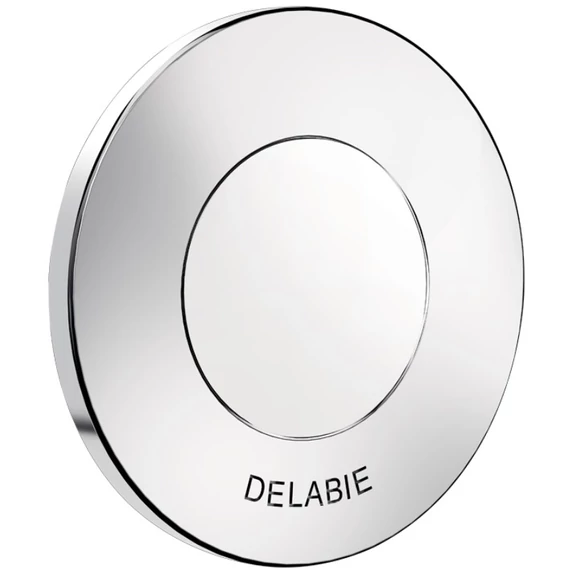 DELABIE TEMPOFLUX 3 AB szervizfolyosós, blokkolásgátlós Soft-Touch nyomógombos direkt WC öblítő 7mp, 200mm falakig, öblítőcsővel, 3/4