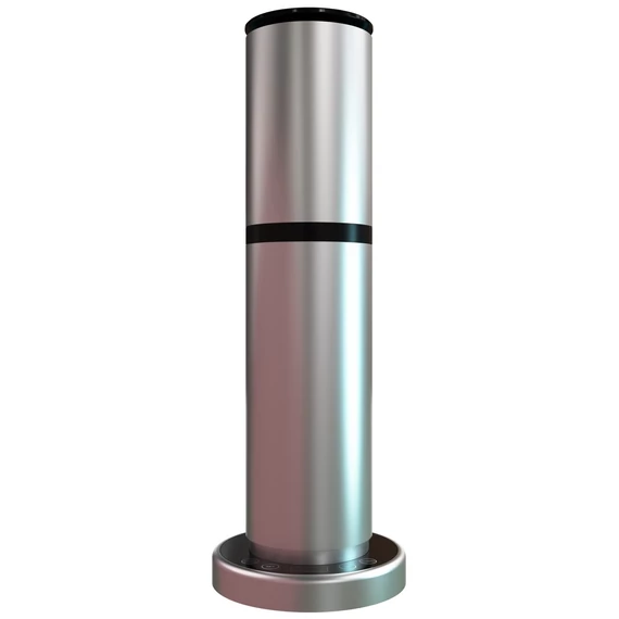 Sensamist S150 asztali illatadagoló kompresszoros illatporlasztóval 200m3 légtérfogatig, 100ml, H=328mm, ezüst alumínium, 230V